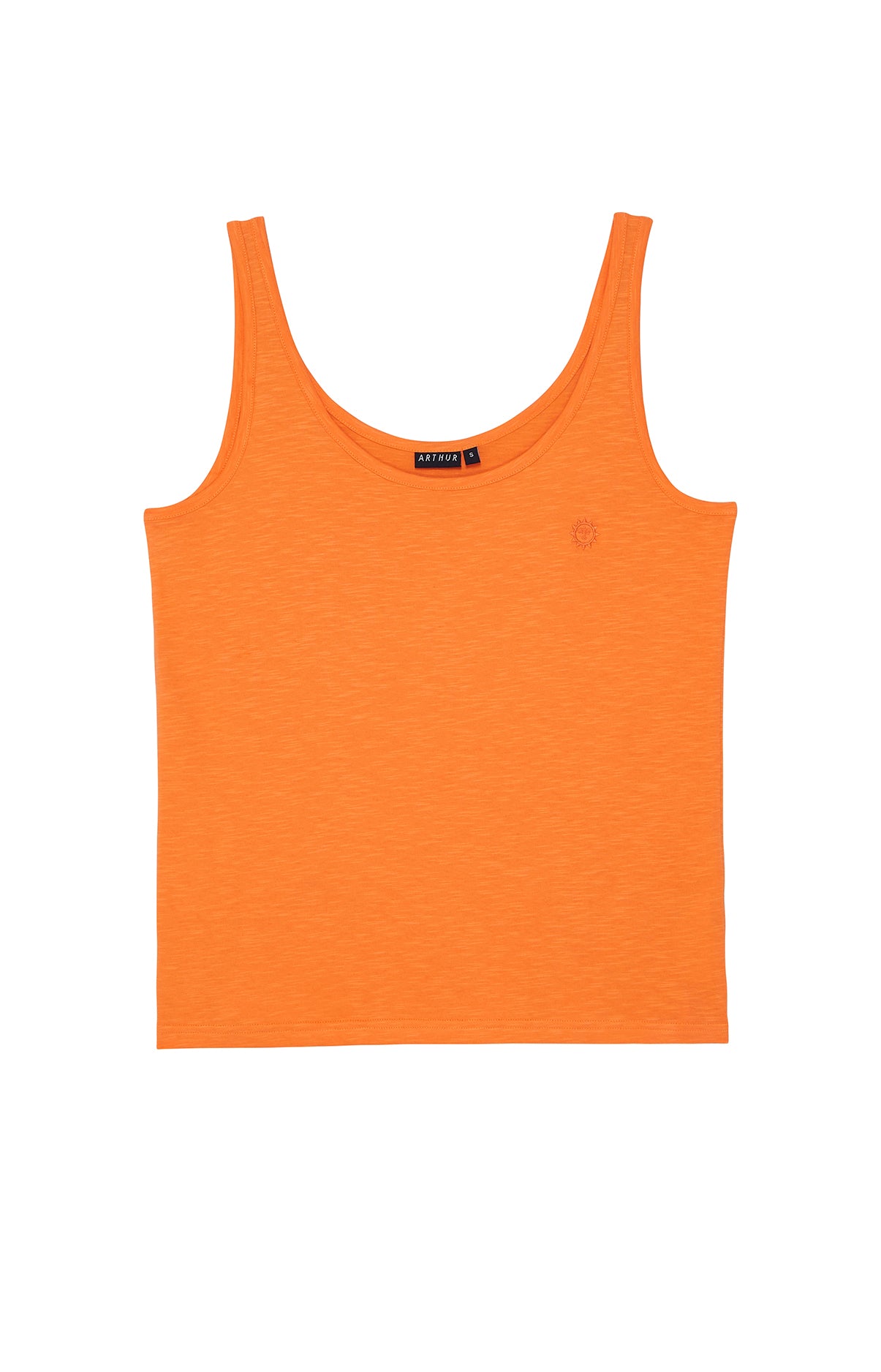 arthur-bob-d-bardeur-coton-orange-haut-pyjama-femme image 3