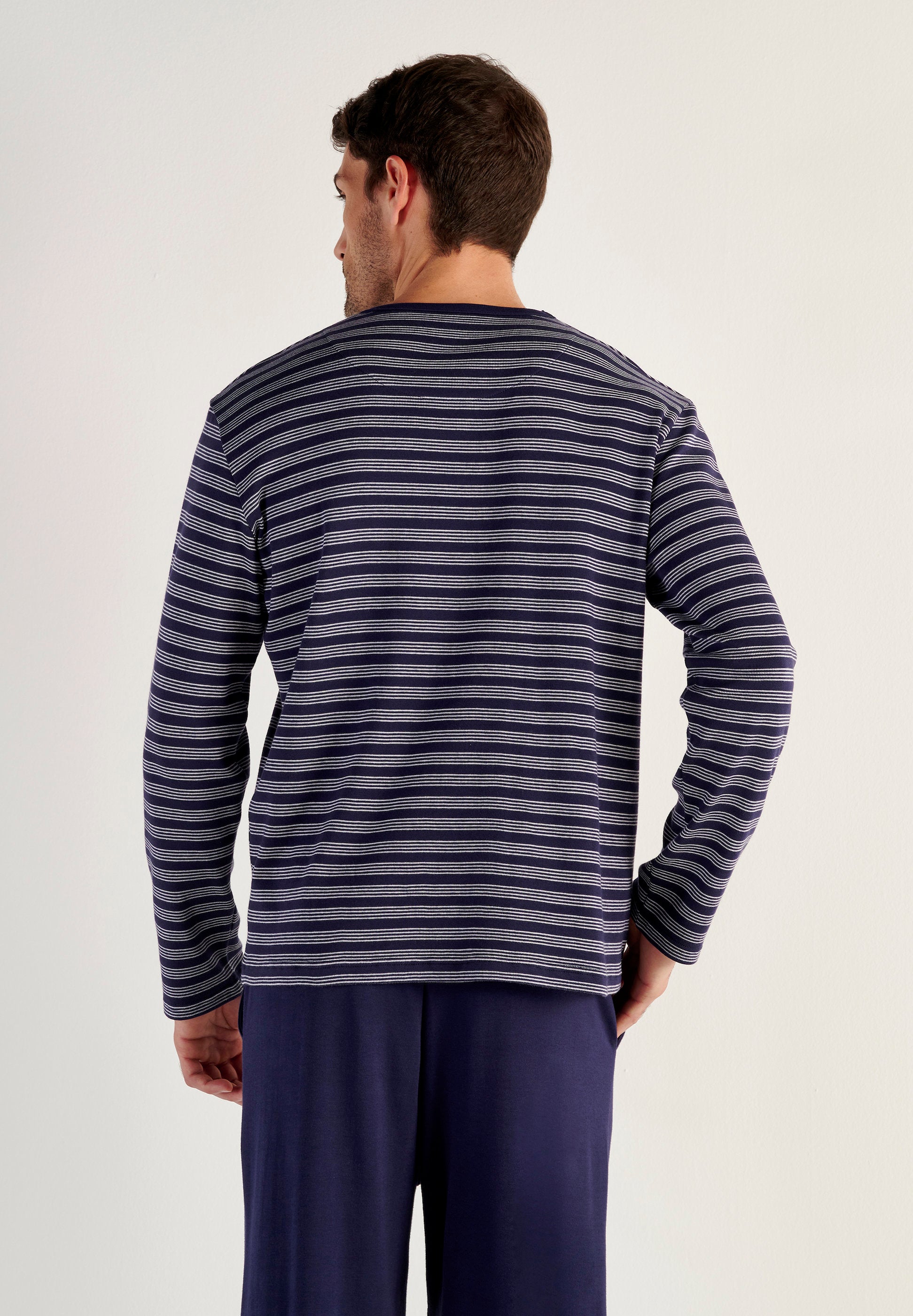hom-modal-comfort-freedom-pyjama-homme-ray-coton image 3