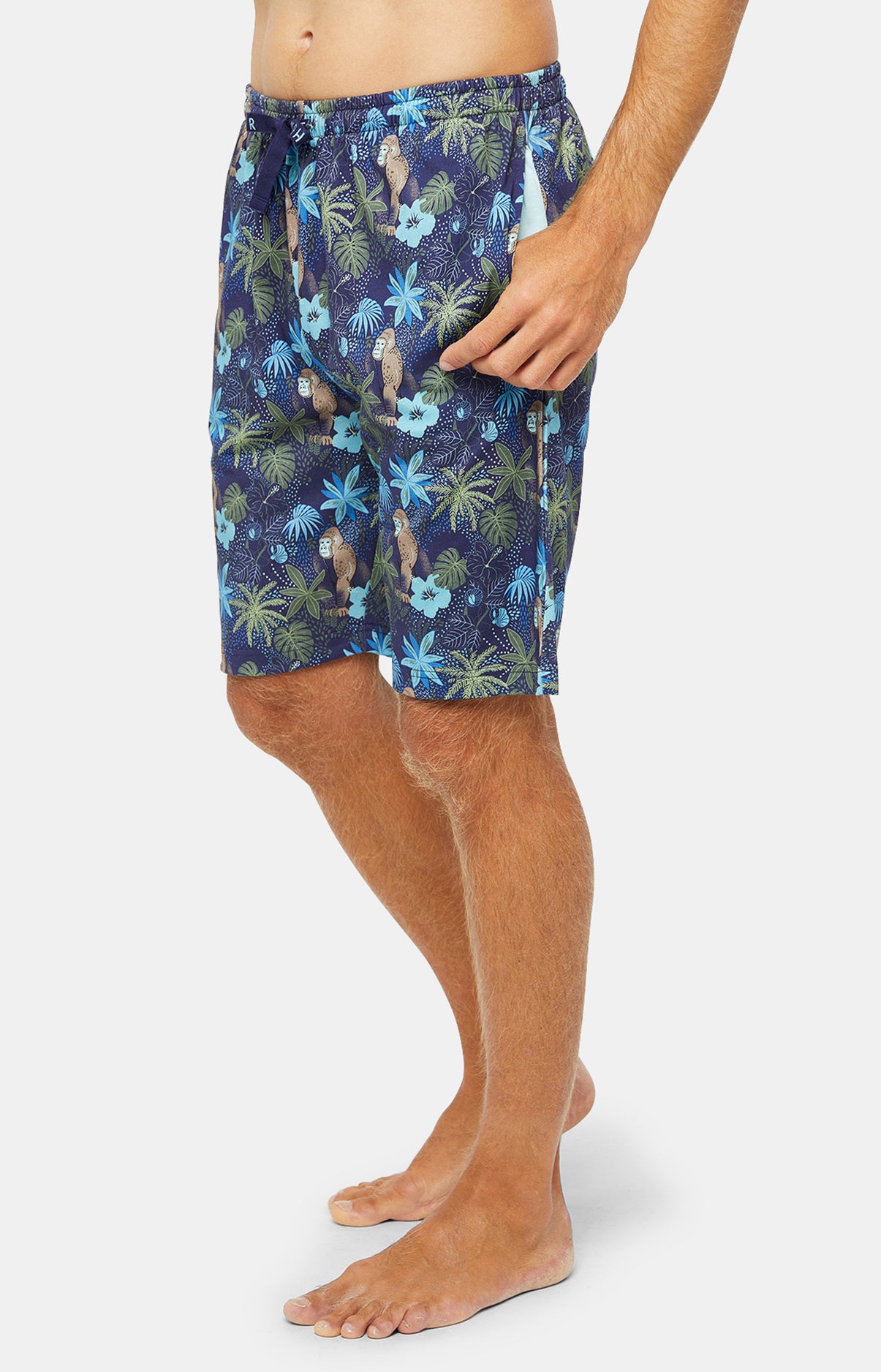 arthur-bob-pyjashort-jungle-marine-homme-coton-bio image 5