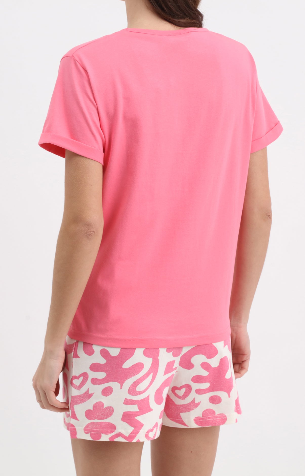 arthur-bob-passionn-e-pyjashort-femme-coton-rose image 4