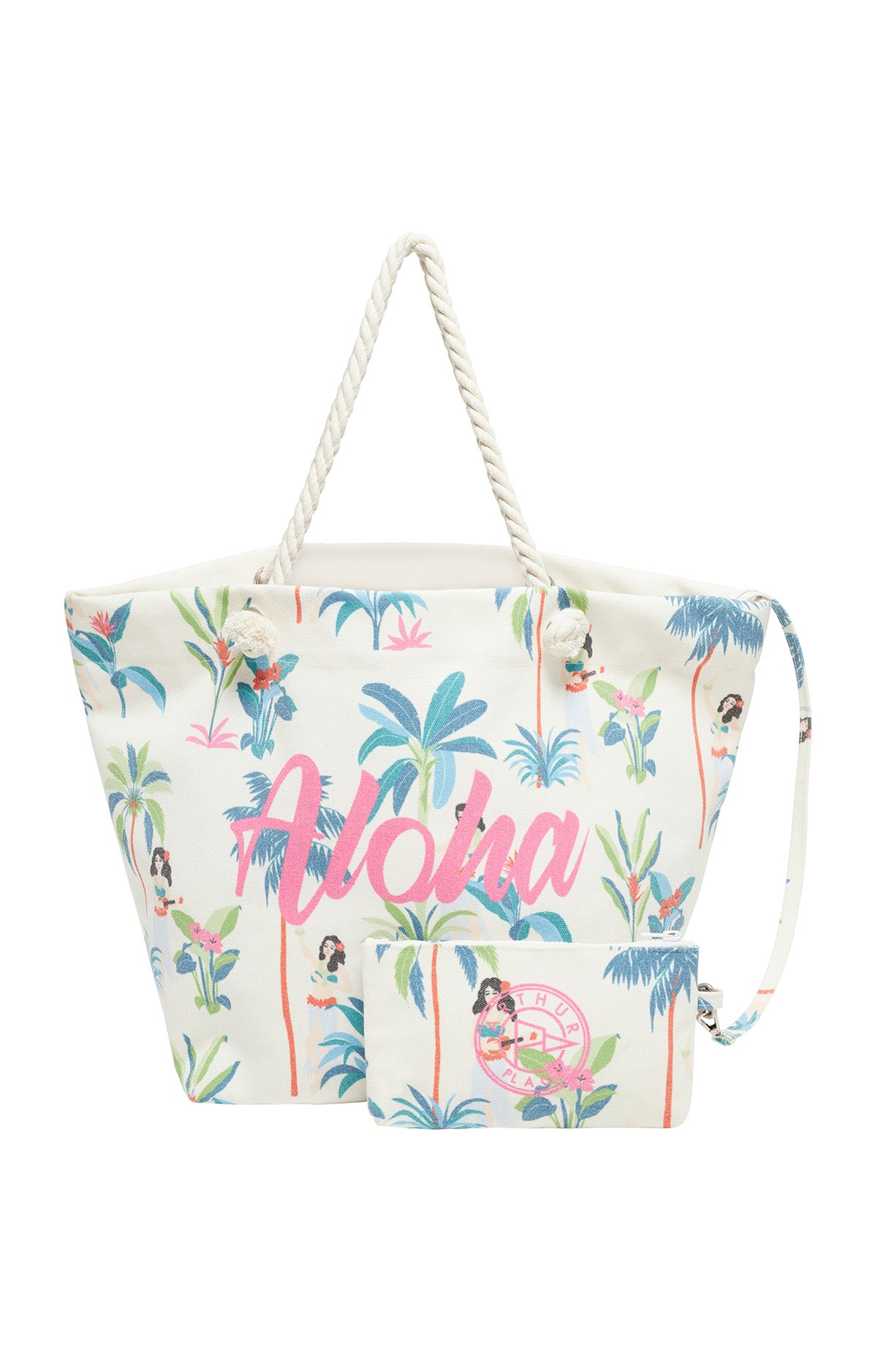 arthur-bob-vahin-sac-de-plage-multicolore-coton image 1