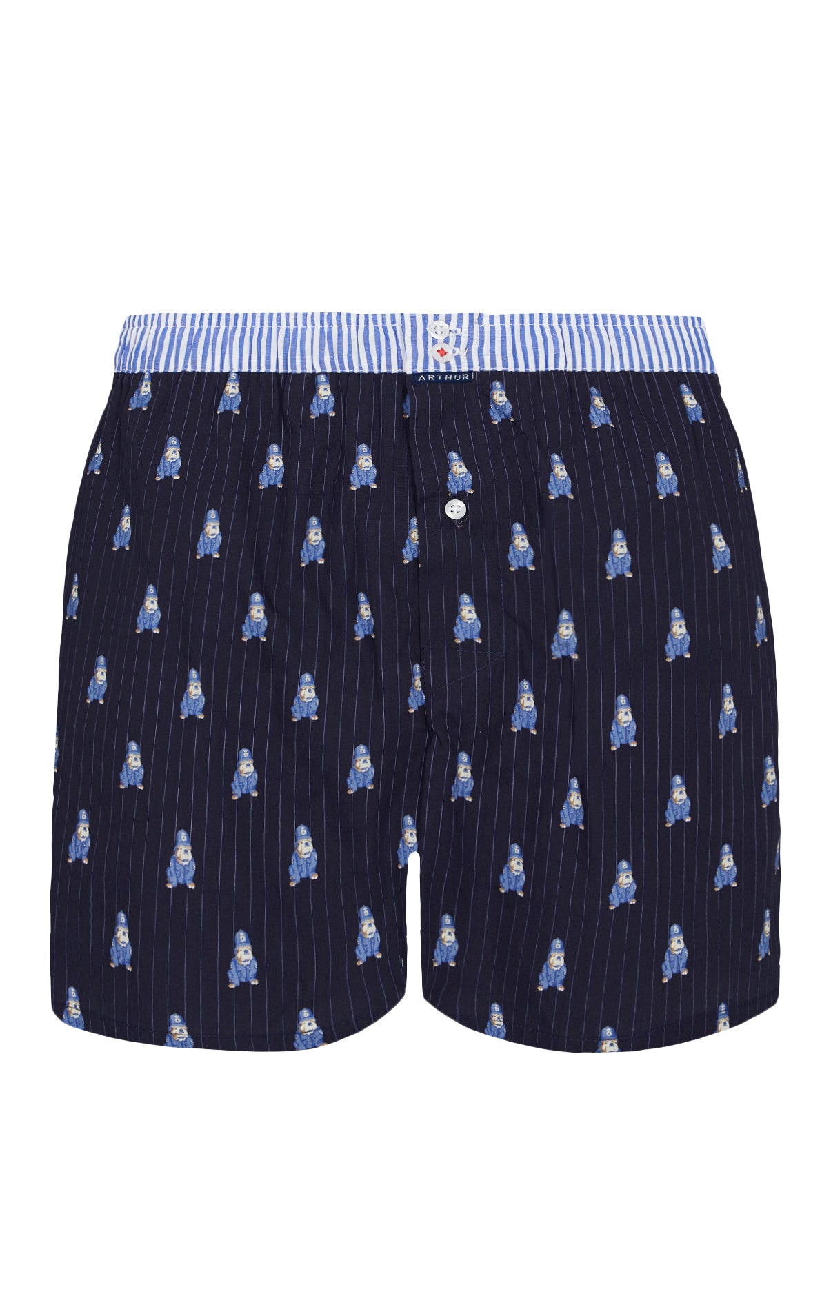 arthur-le-club-n-1006-cale-on-homme-marine-coton-bio image 3
