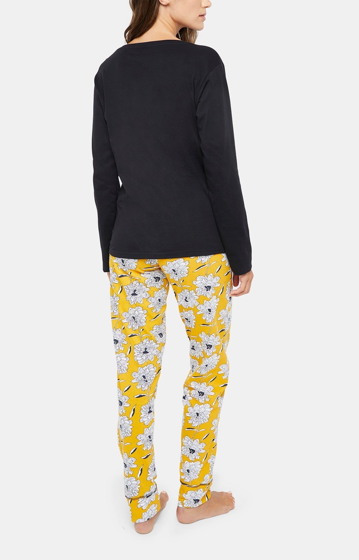 arthur-bob-simone-pyjama-long-femme-jaune-coton image 5