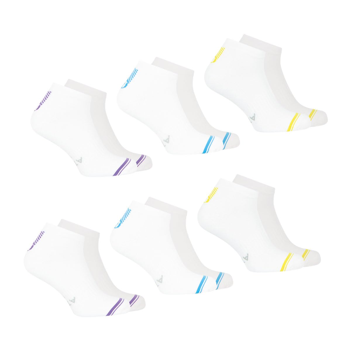 athena-training-dry-socquettes-homme-blanc-39-42-lot-6-respirantes image 2
