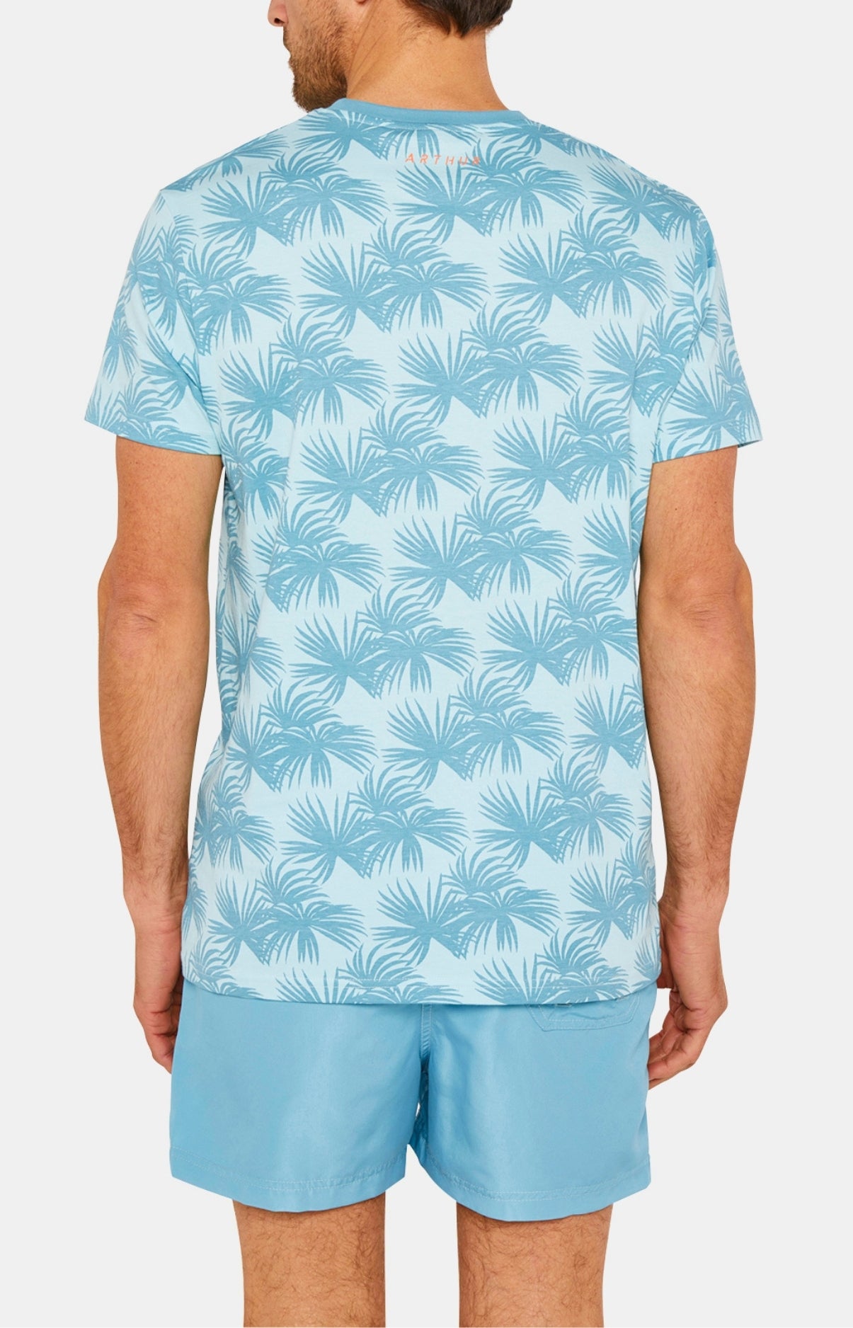 arthur-bob-palmier-tee-shirt-lagon-coton-bio-homme image 5