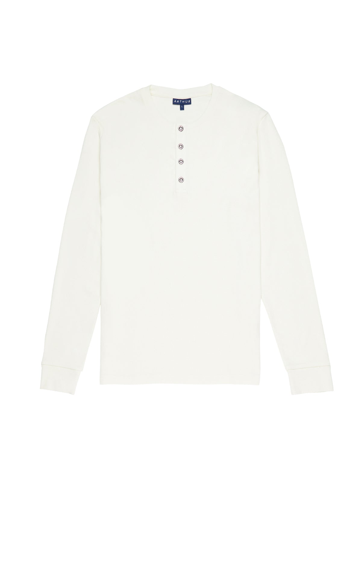 arthur-bob-tee-shirt-manches-longues-cru-coton-homme image 3