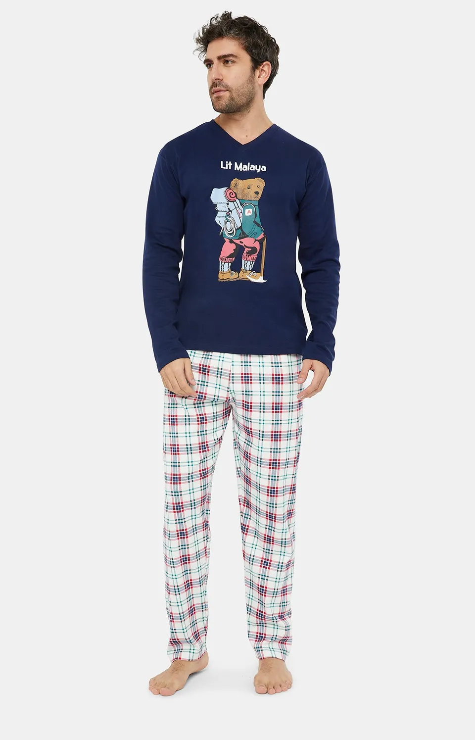 arthur-bob-malaya-pyjama-homme-blanc-coton image 1