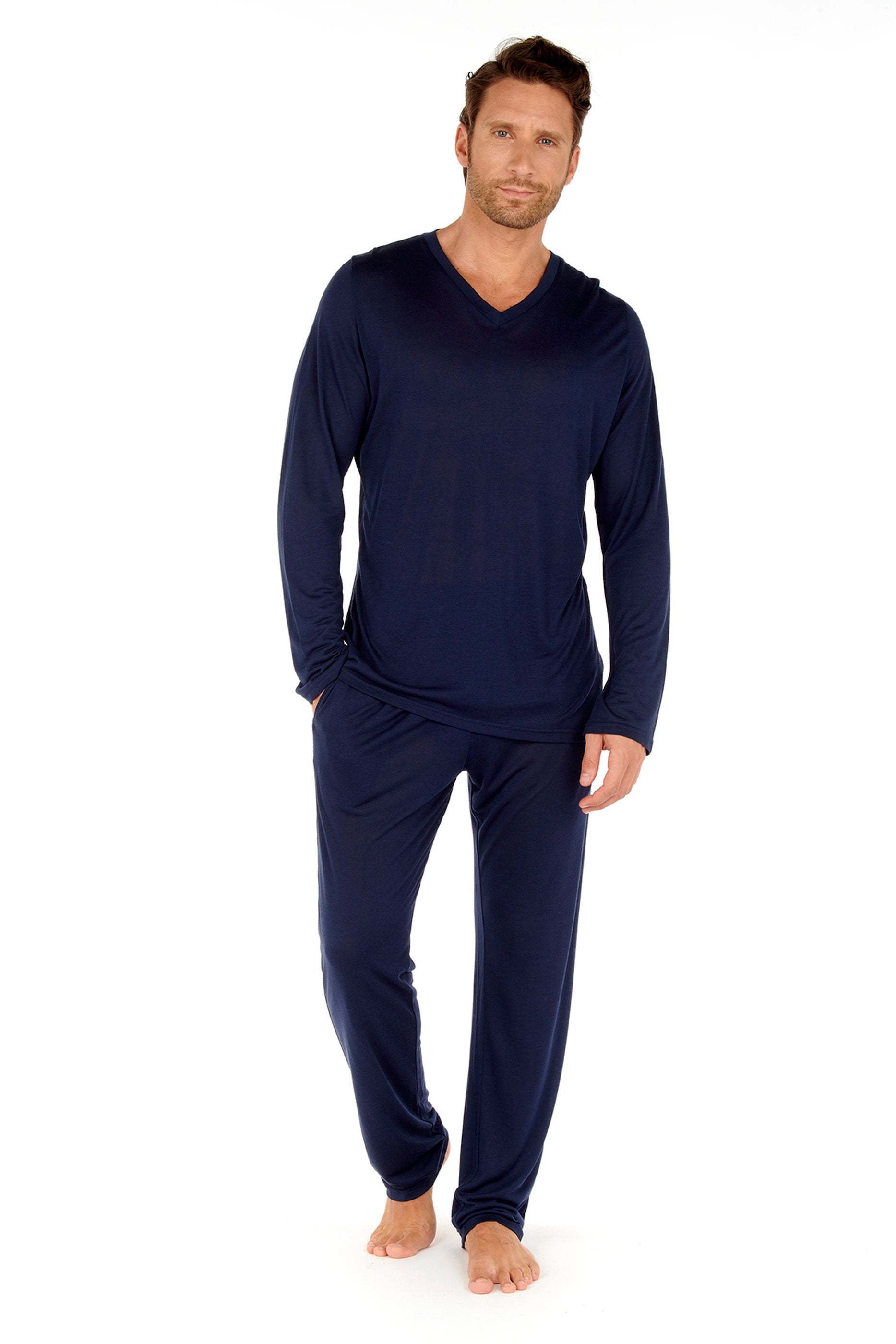 hom-modal-comfort-cocooning-haut-pyjama-marine-modal image 4