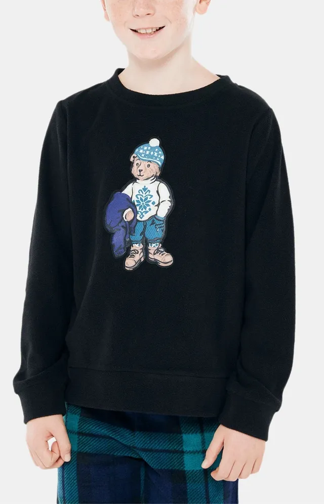 arthur-bill-pyjama-enfant-polaire-vert-carreaux image 1