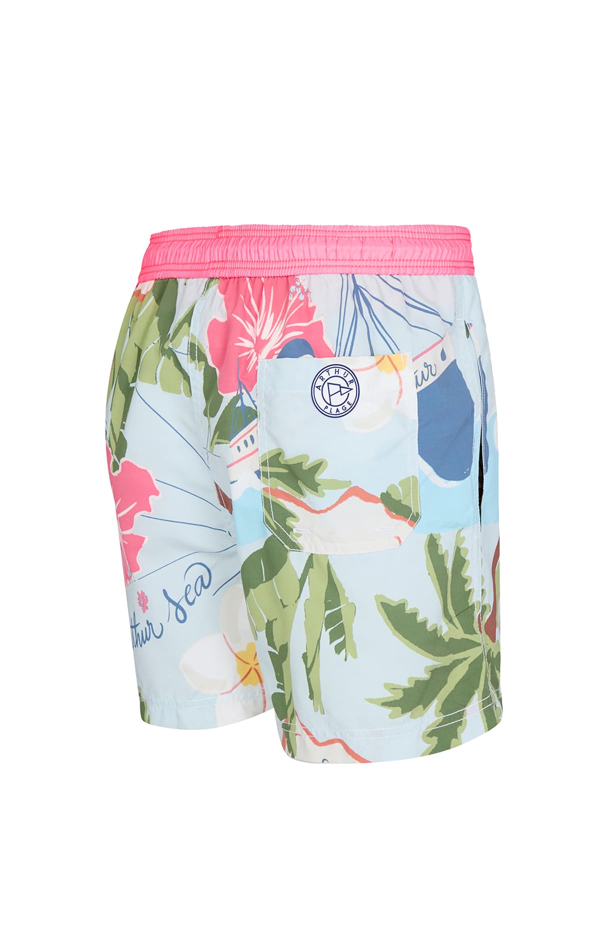 arthur-bob-short-de-bain-homme-island-multicolore image 7