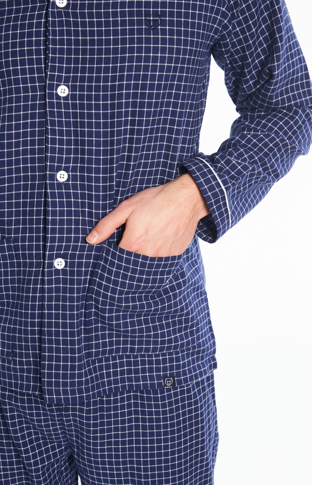 arthur-bob-pyjama-pilou-classique-homme-marine image 6