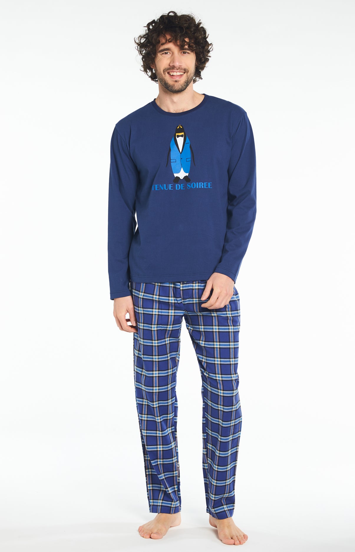 arthur-bob-tenue-de-soir-e-pyjama-homme-nuit-coton-s-xxl image 1