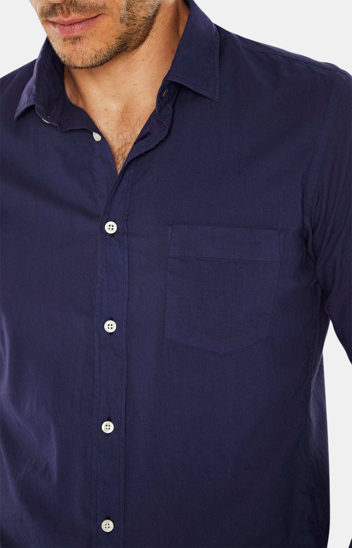 arthur-bob-chemise-voile-de-coton-marine-chemise-homme-s-xxl image 4