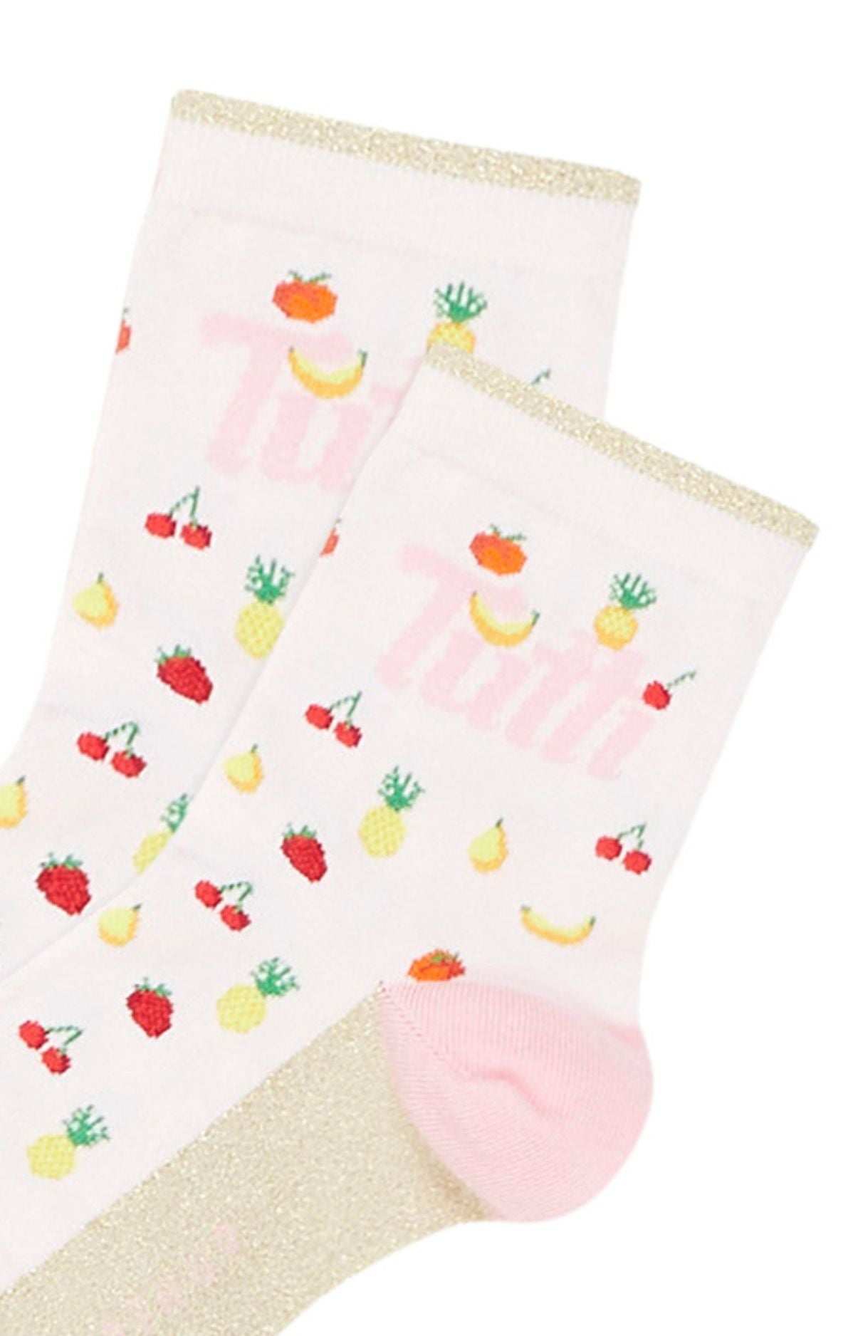 arthur-bob-tutti-frutti-chaussettes-femme-poudre-36-40-floral image 2