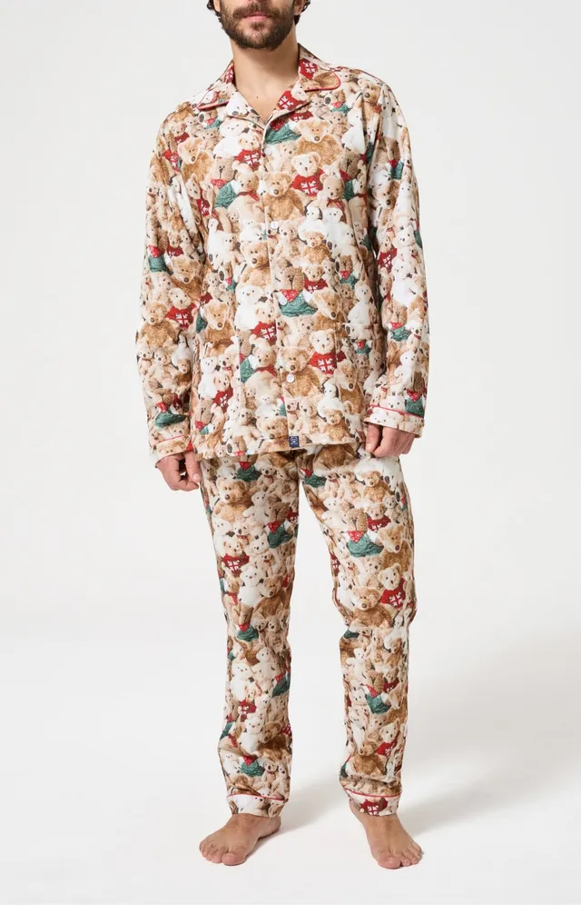 arthur-bob-pyjama-monsieur-teddy-pilou-brun-homme image 1