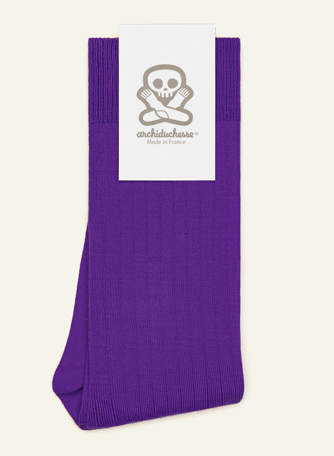 archiduchesse-de-luxe-violet-lectrique-chaussettes-fil-d-cosse image 6
