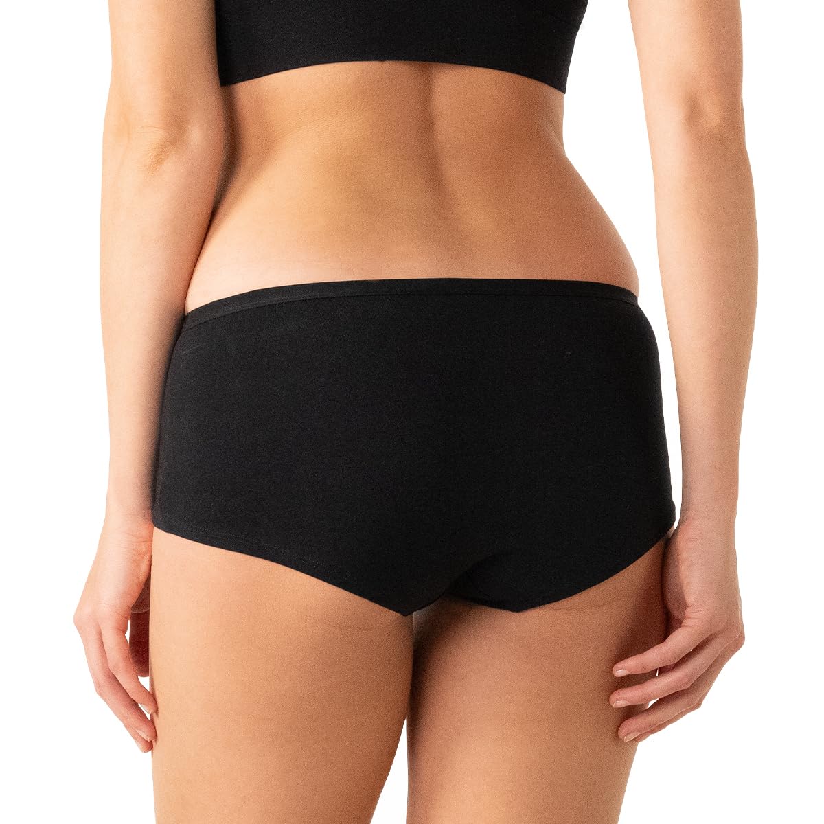 athena-ecopack-boxer-femme-lot-de-3-noir-blanc-skin image 3