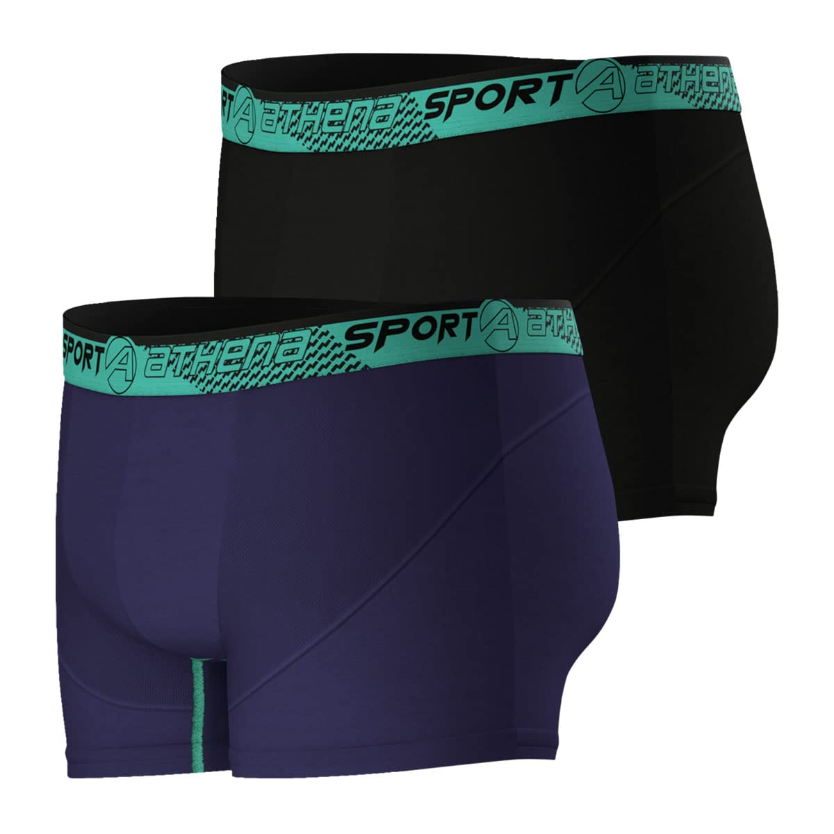 athena-running-lot-2-boxers-homme-m-marine-s-chage-rapide image 2