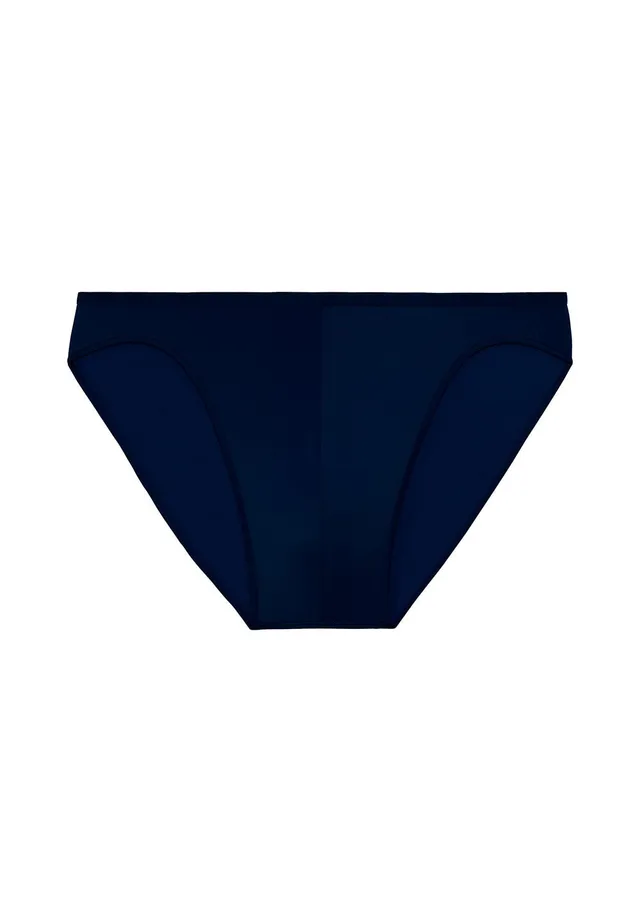 hom-plumes-micro-slip-navy-microfibre-invisible image 1
