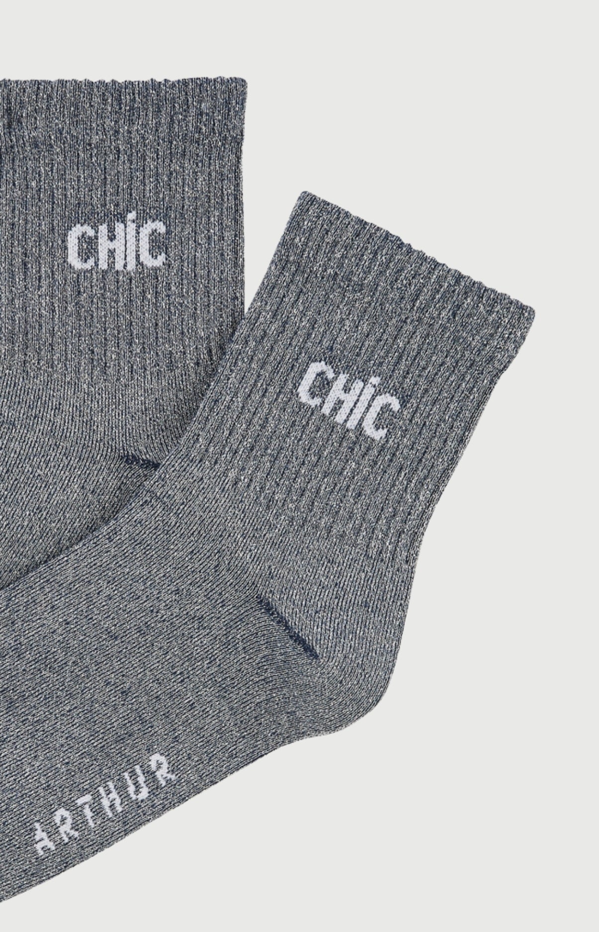 arthur-bob-chic-chaussettes-femme-coton-marine-36-40 image 2