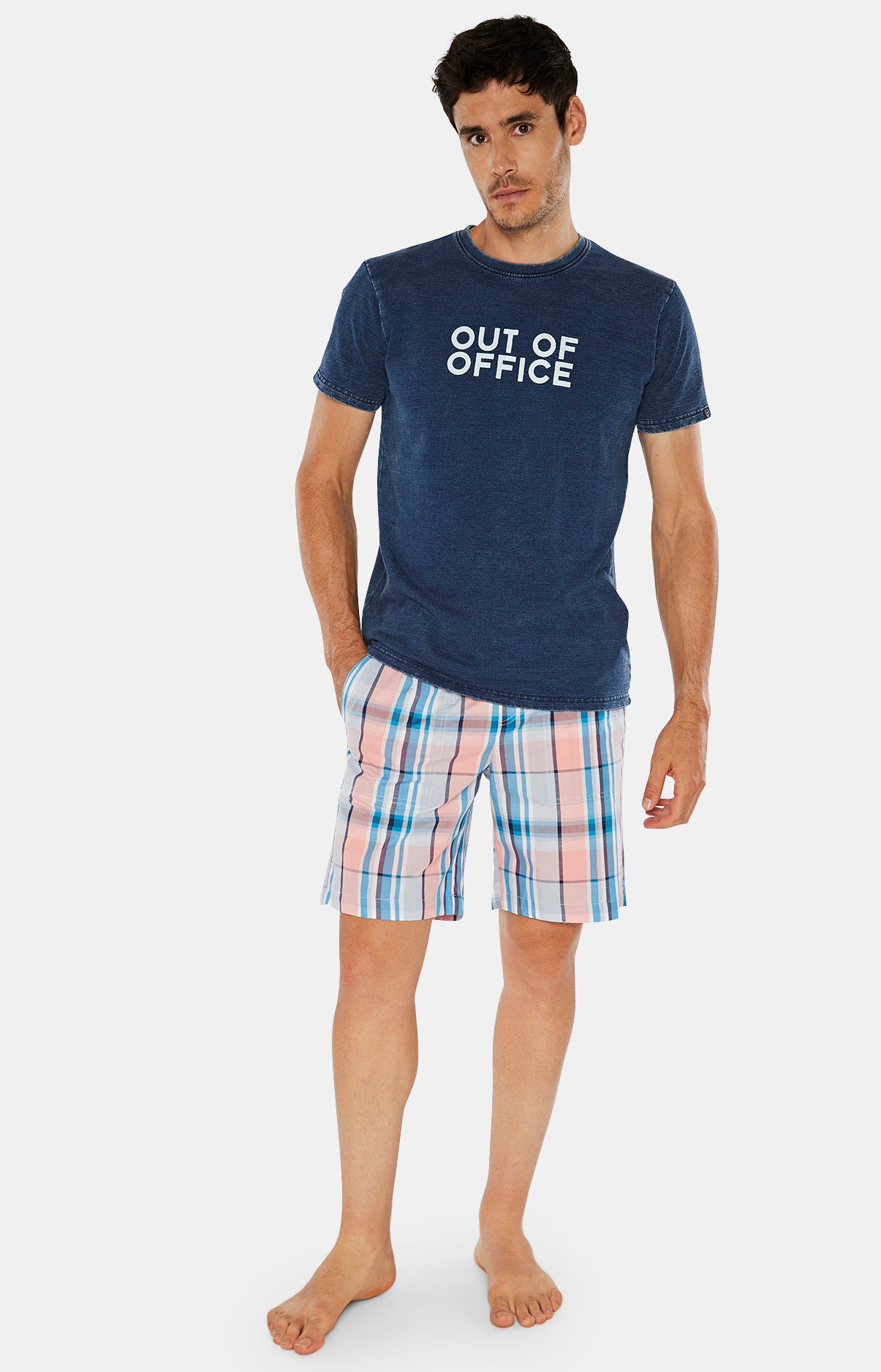 arthur-bob-out-of-office-tee-shirt-denim-coton-bio-col-rond image 2