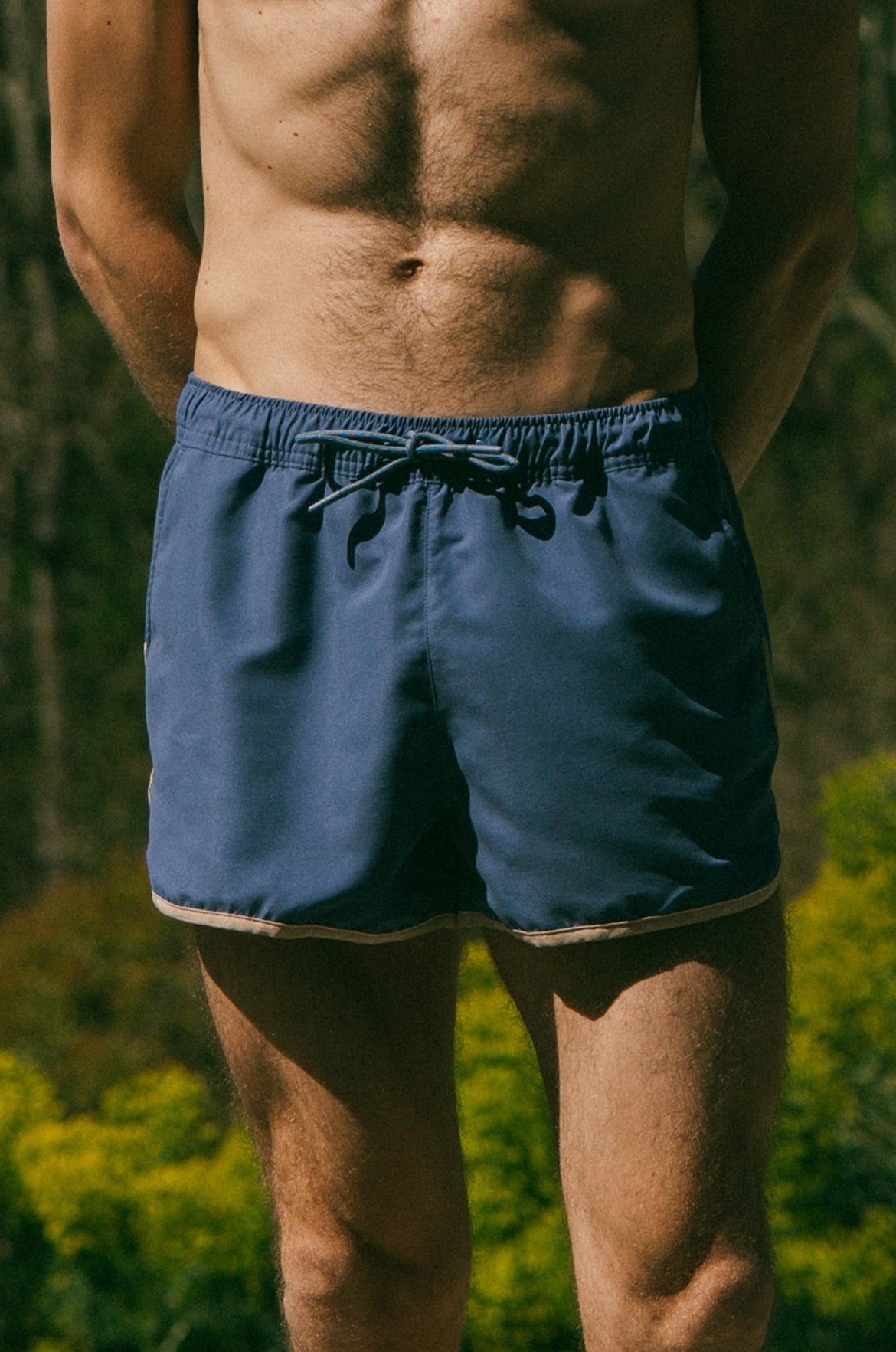 p-trone-maillot-de-bain-homme-r-tro-bleu-marine-polyester image 2