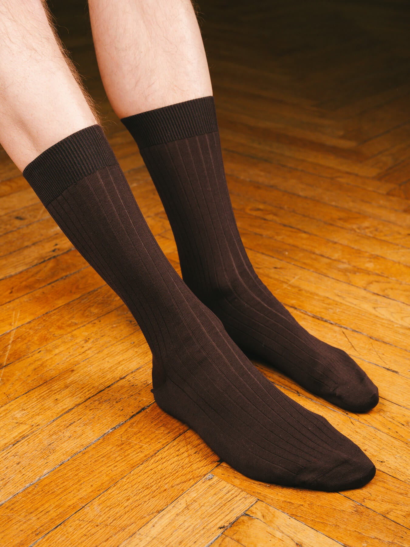 p-trone-c-tel-es-fil-d-cosse-chaussettes-homme-noir-43-46 image 2