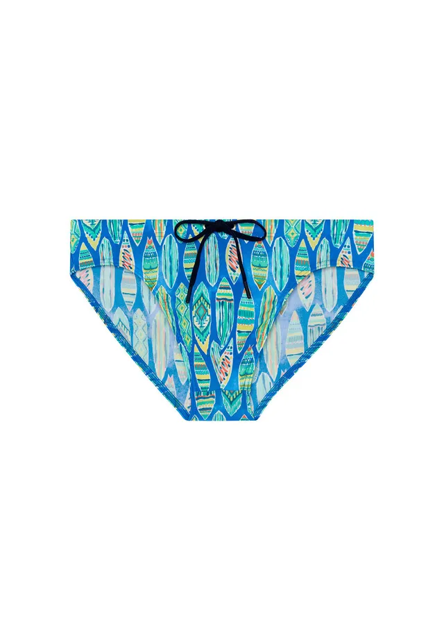 hom-h-fresh-marbella-slip-de-bain-homme-blue-print-imprim-surf image 1