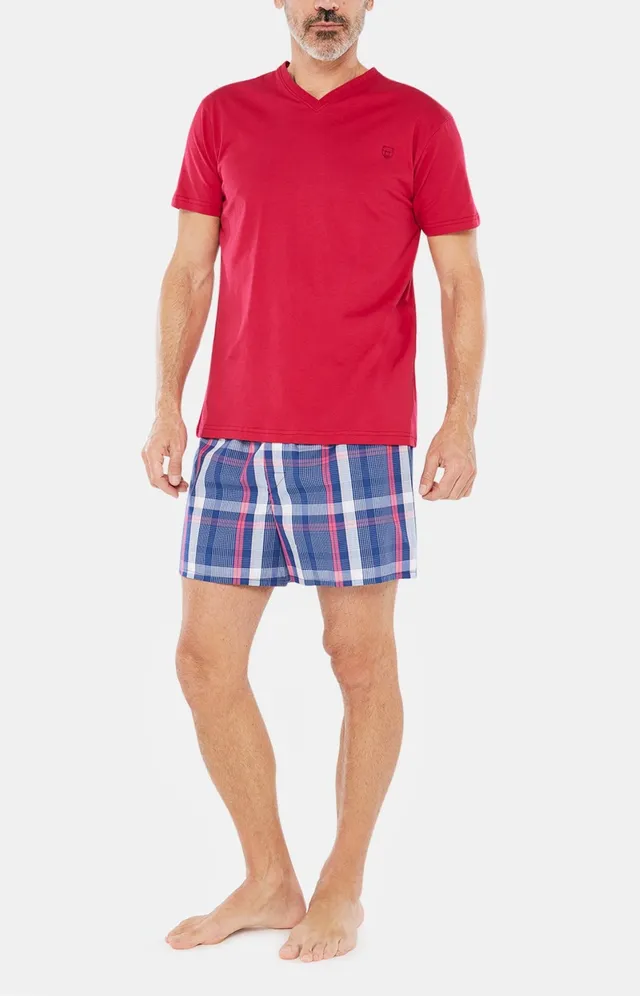 arthur-bob-op-ra-pyjam-ricain-homme-marine-coton image 1