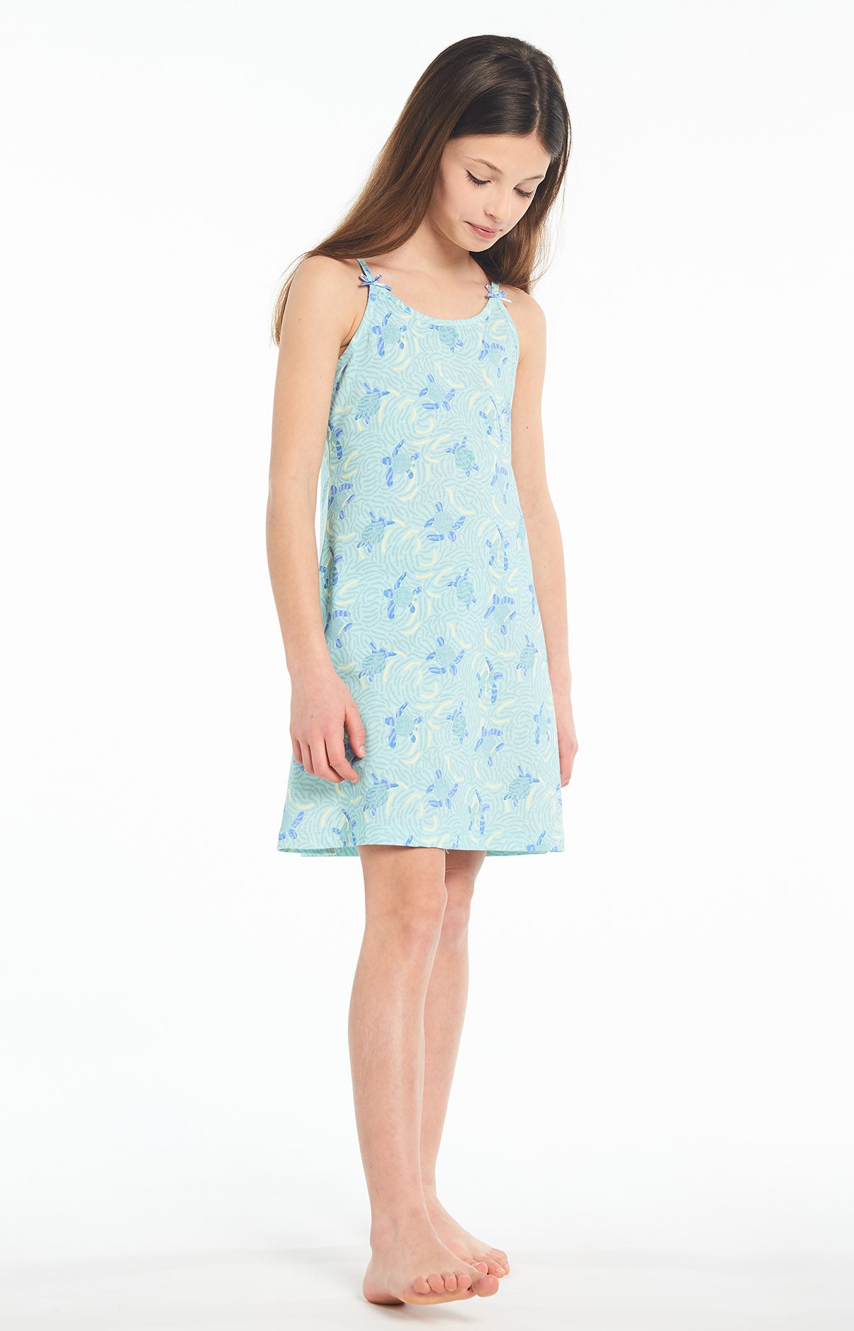 arthur-bob-tortue-chemise-de-nuit-fille-coton-lagon-10a image 2