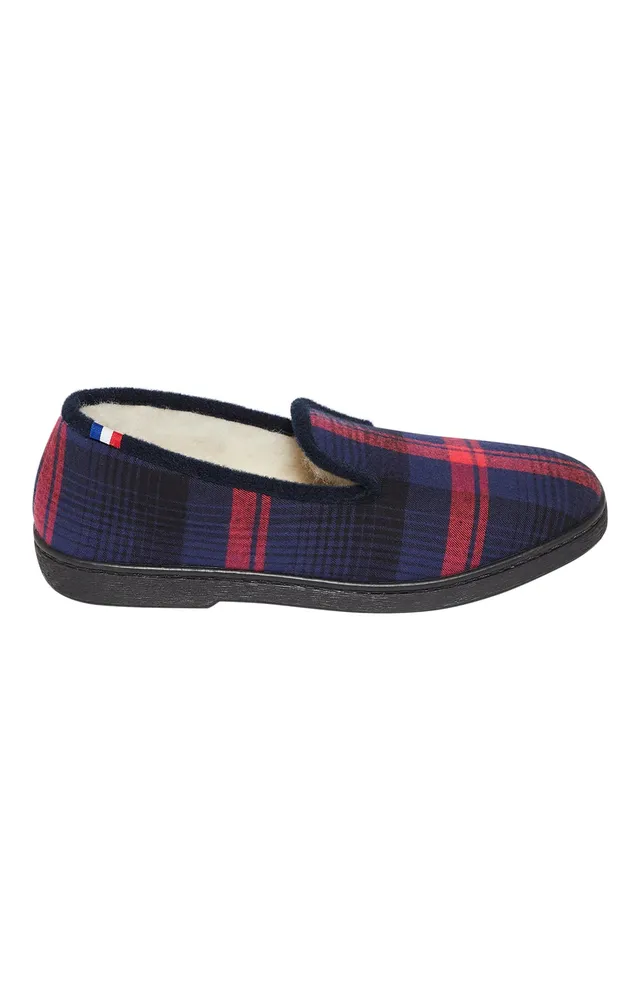 arthur-bob-charentaises-yale-chaussons-marine-laine-france image 1