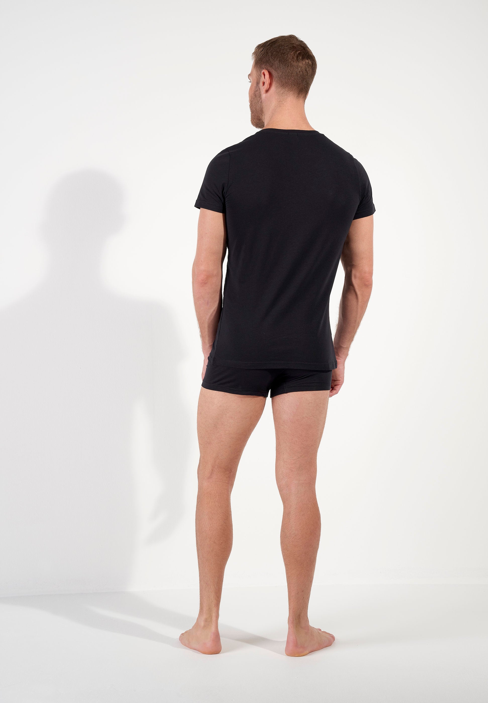 hom-supreme-cotton-t-shirt-col-rond-homme-noir-l image 6