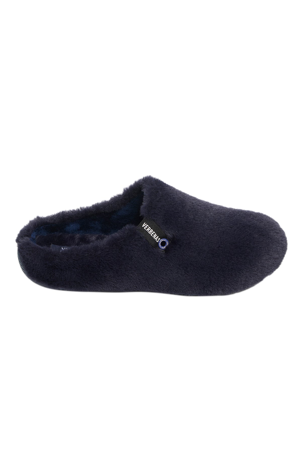arthur-bob-cocon-marine-mules-femme-marine-fausse-fourrure image 1