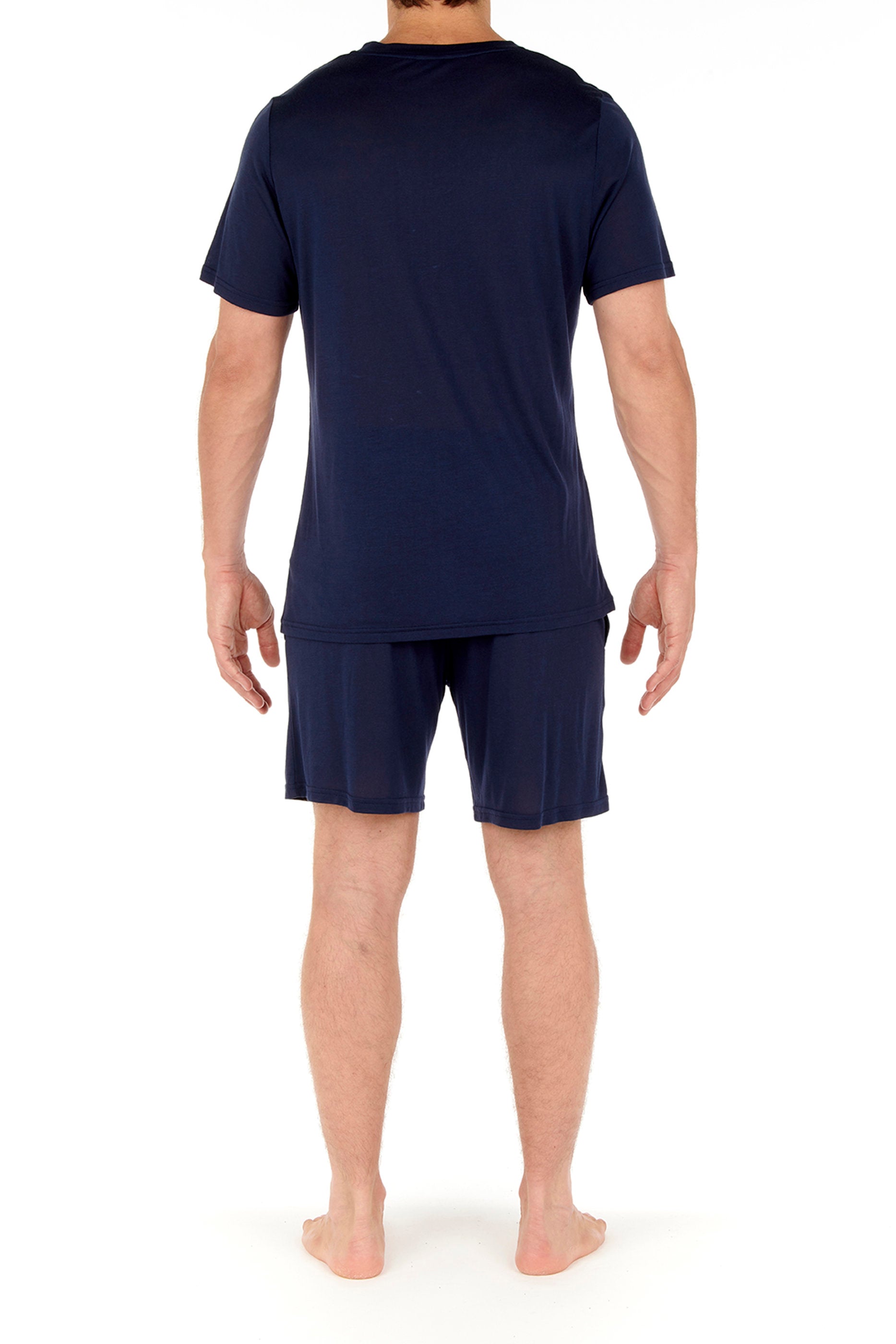 hom-modal-comfort-cocooning-t-shirt-homme-col-v-navy-modal image 5