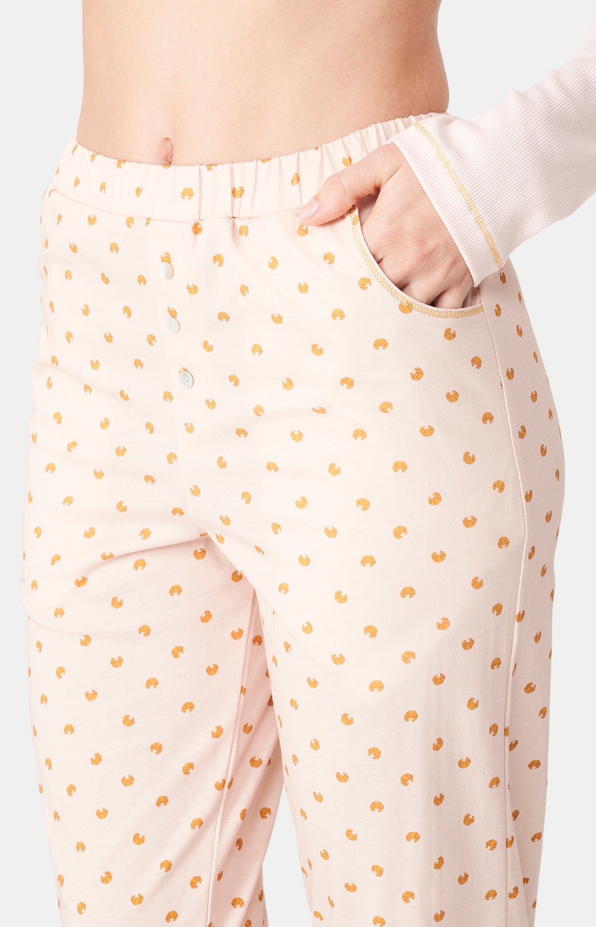 arthur-bob-petit-croissant-pyjama-femme-rose-coton-bio image 6