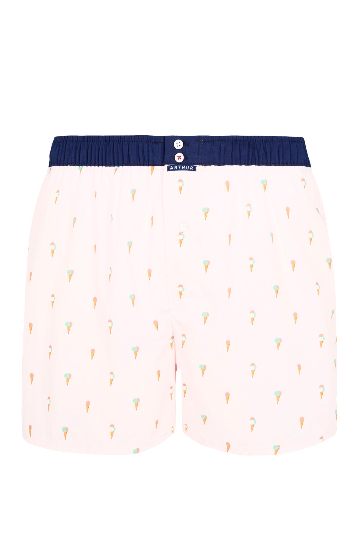 arthur-le-club-cale-on-1106-coton-bio-rose-homme image 3