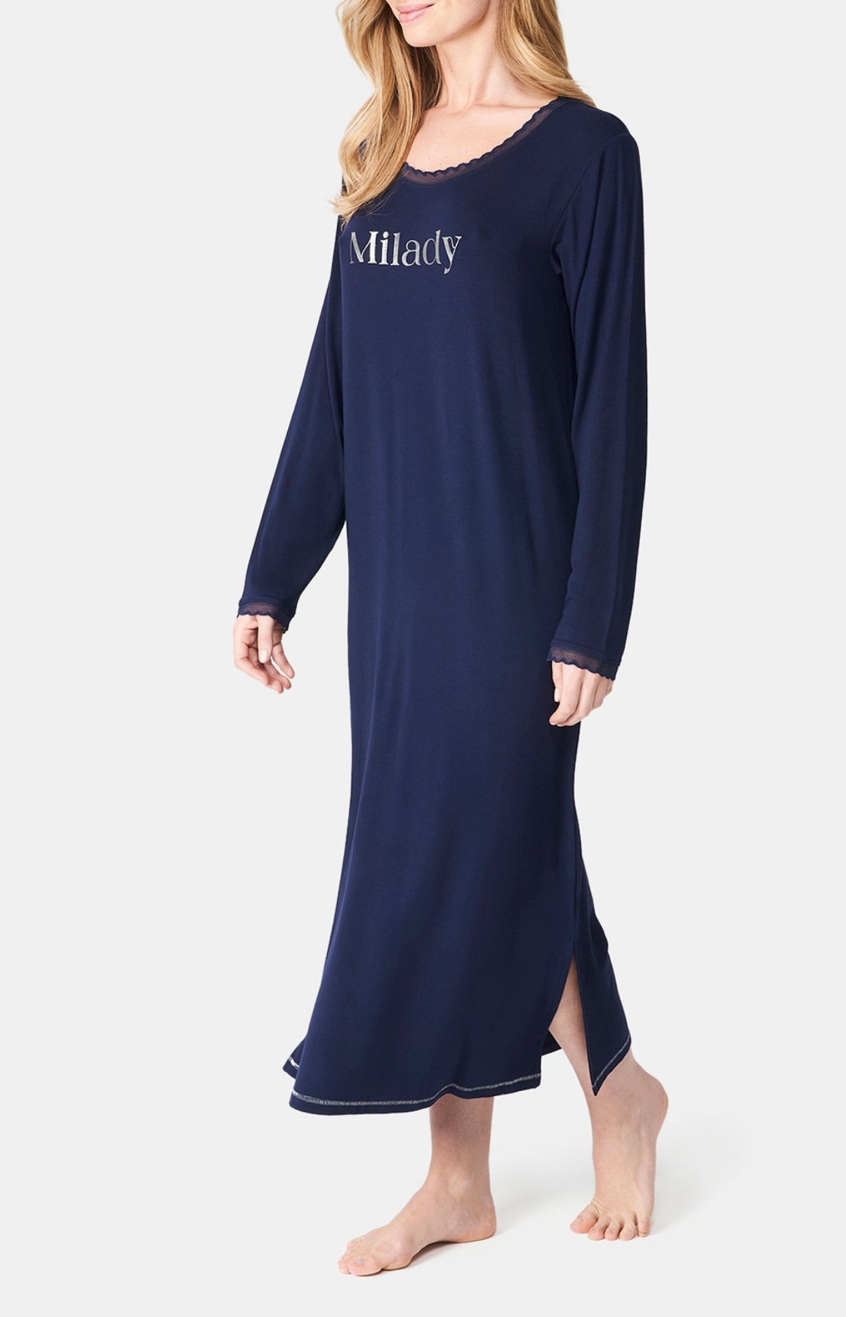 arthur-bob-milady-chemise-de-nuit-femme-marine-modal image 5