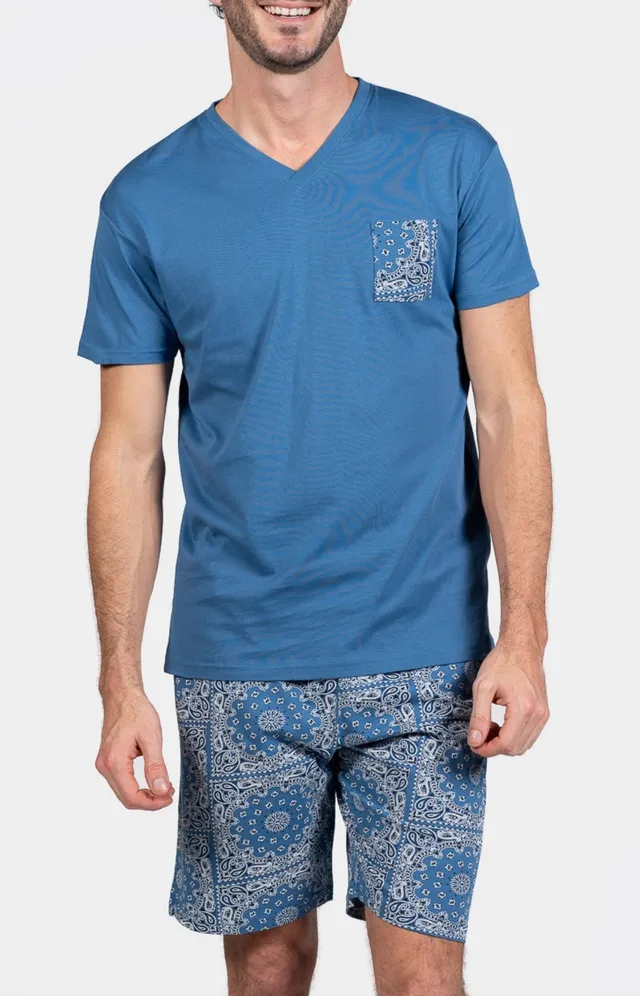arthur-bob-pyjashort-bandana-coton-jean-homme image 1