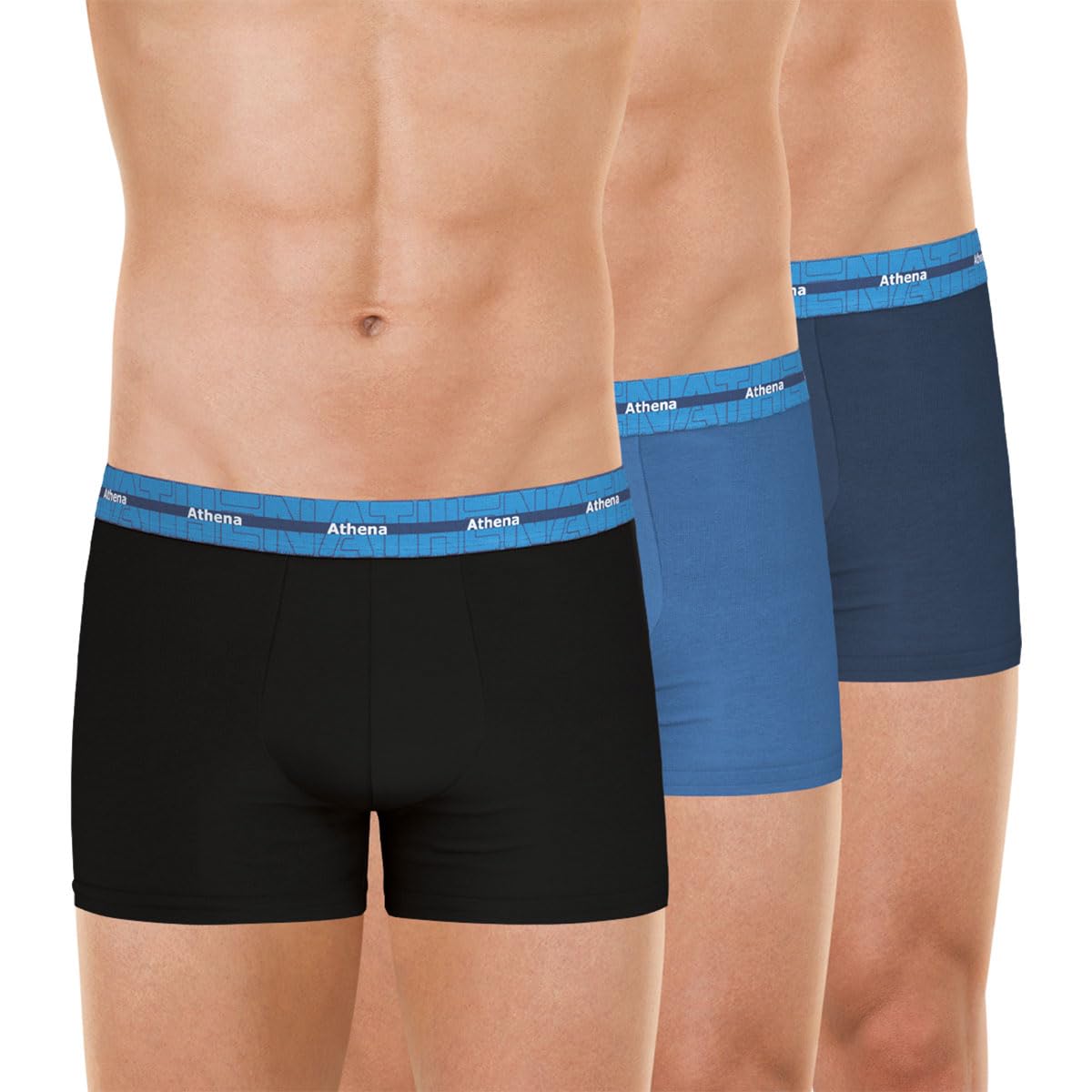 athena-720-stretch-boxer-homme-lot-3-noir-stretch image 7