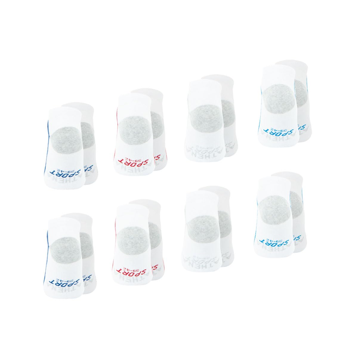 athena-endurance-24h-lot-8-socquettes-sport-blanc-39-42 image 3