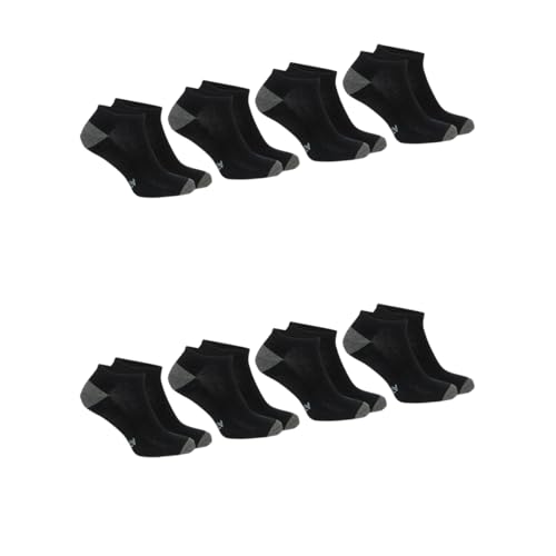 athena-ecopack-lot-8-socquettes-homme-noir-gris image 6