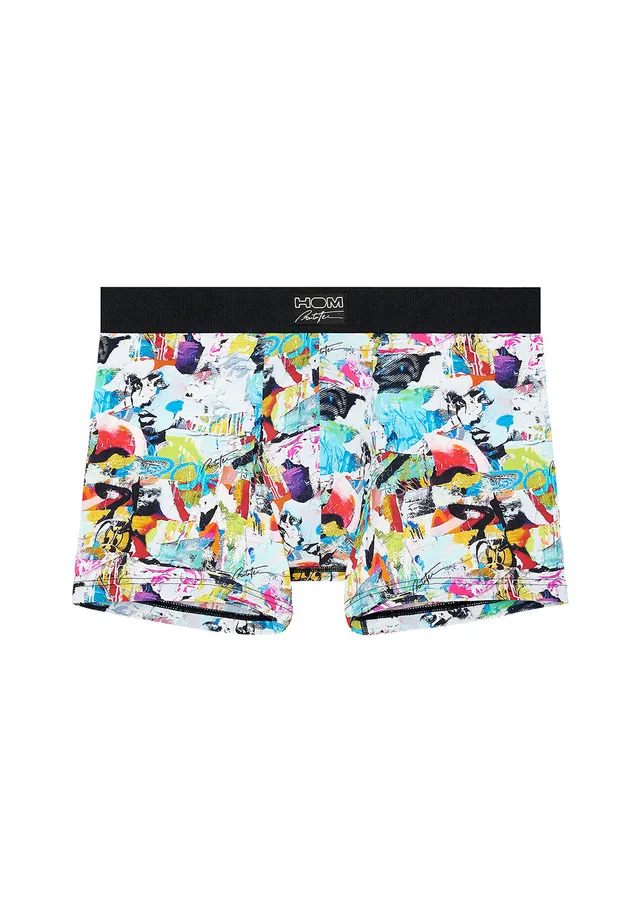 hom-temptation-lov-art-boxer-multicolore-microfibre image 1