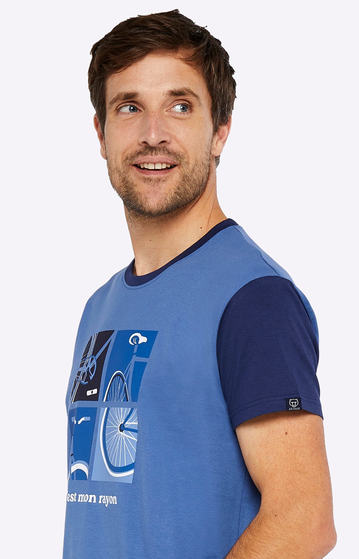 arthur-bob-c-est-mon-rayon-pyjashort-marine-coton-bio image 5