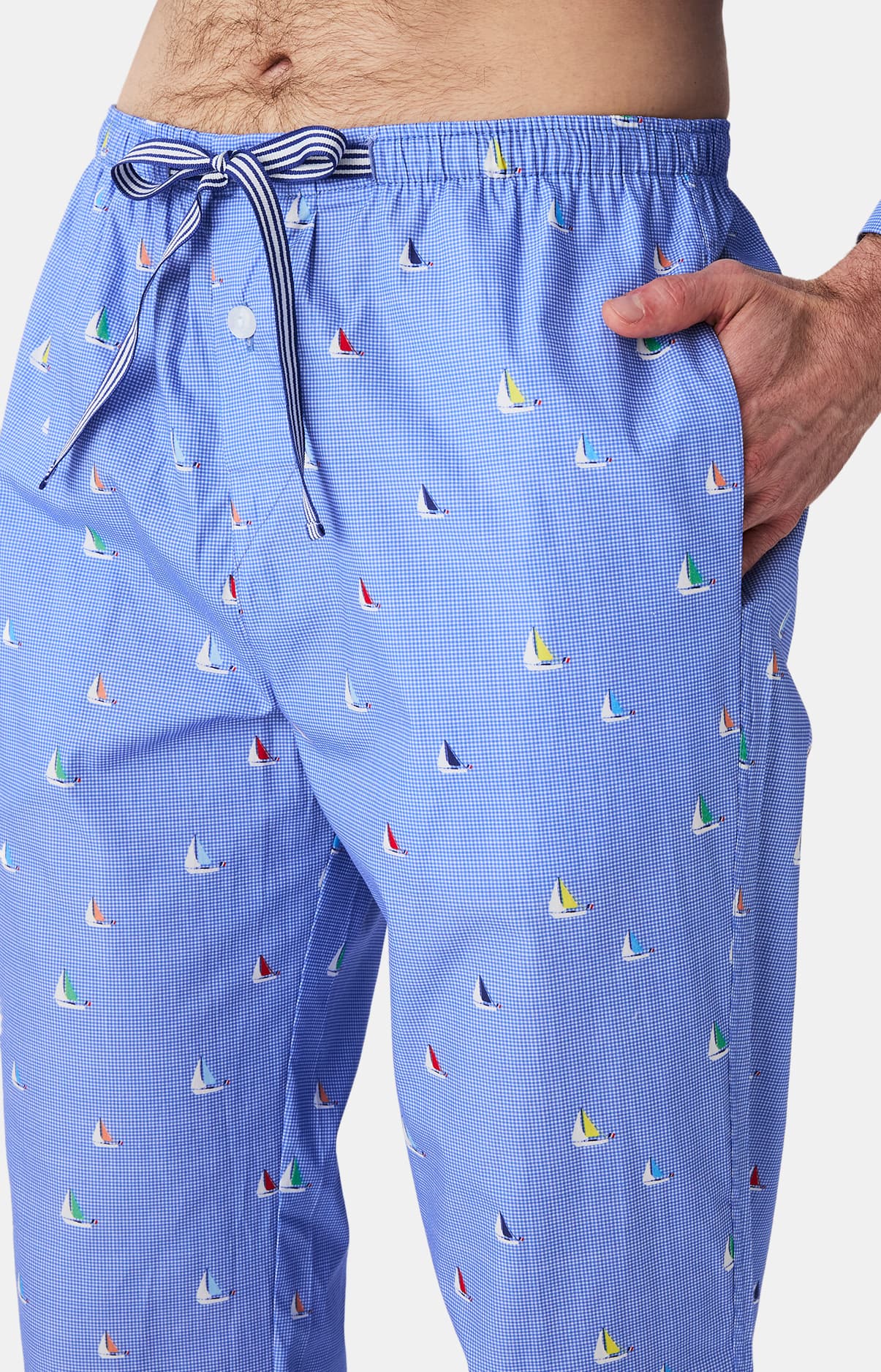 arthur-bob-pyjama-boutonn-coton-ciel-boat image 4