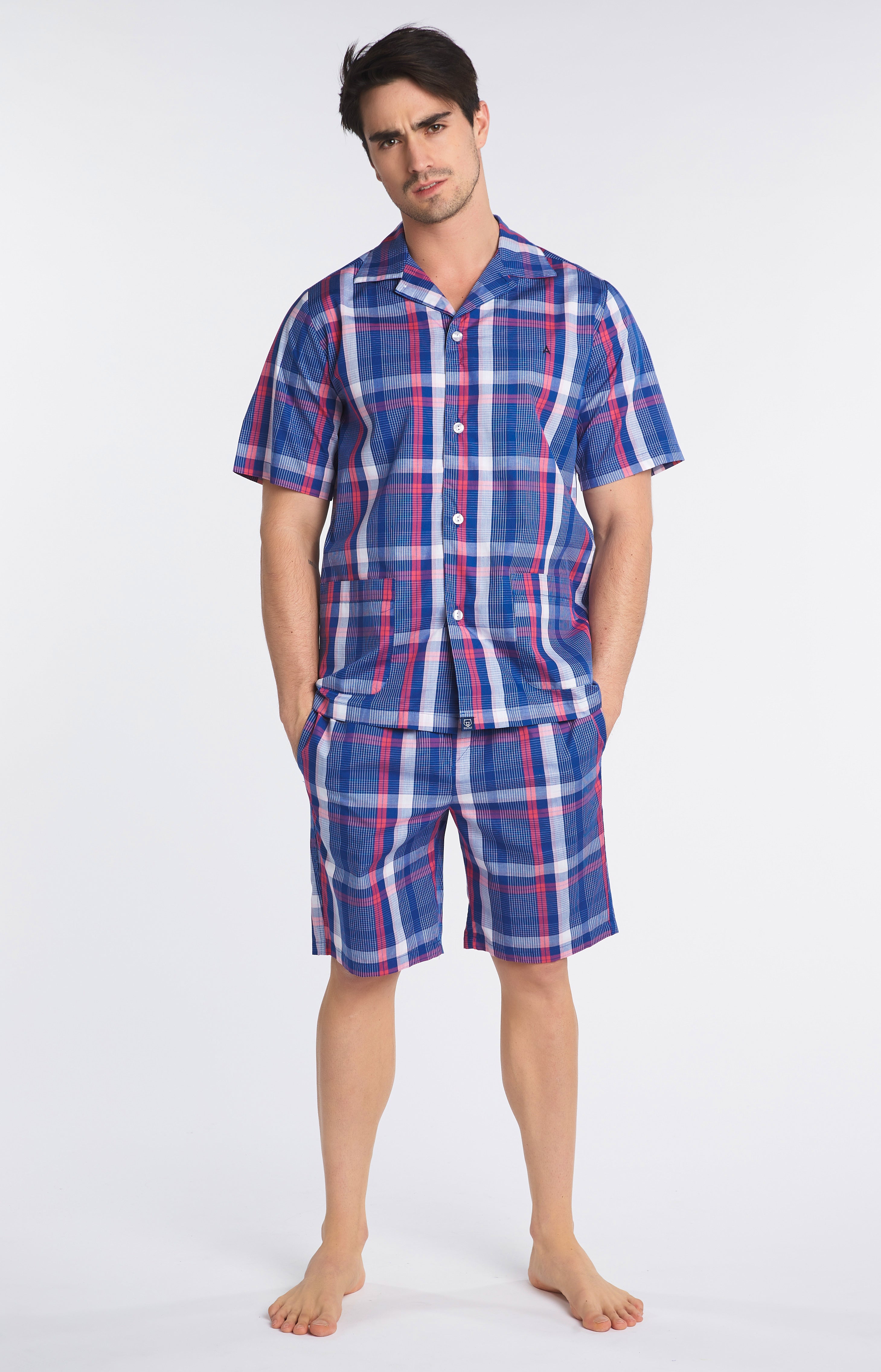 arthur-bob-pyjashort-op-ra-coton-bio-marine-l image 1