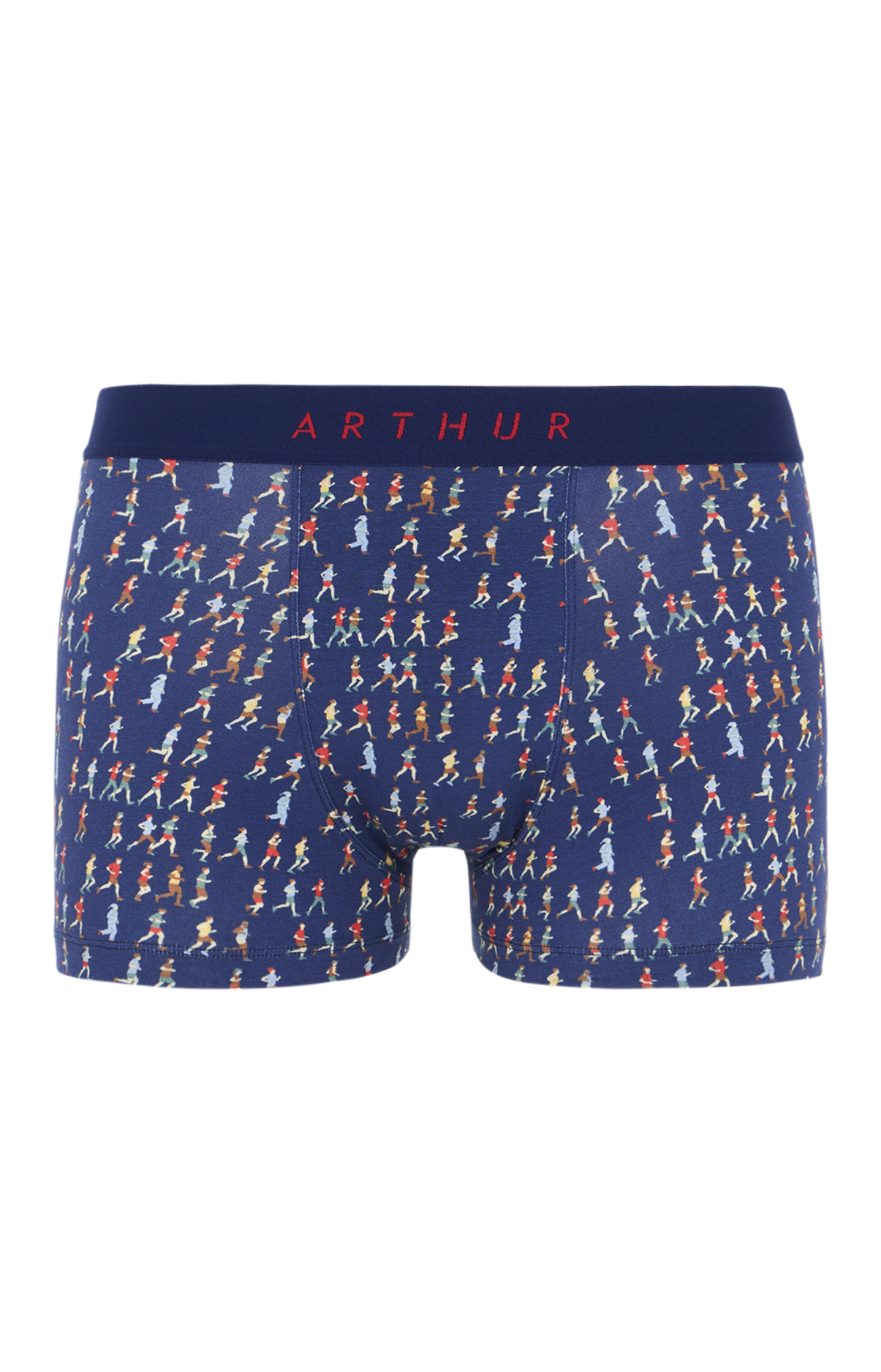arthur-bob-marathon-boxer-homme-marine-coton-bio image 3