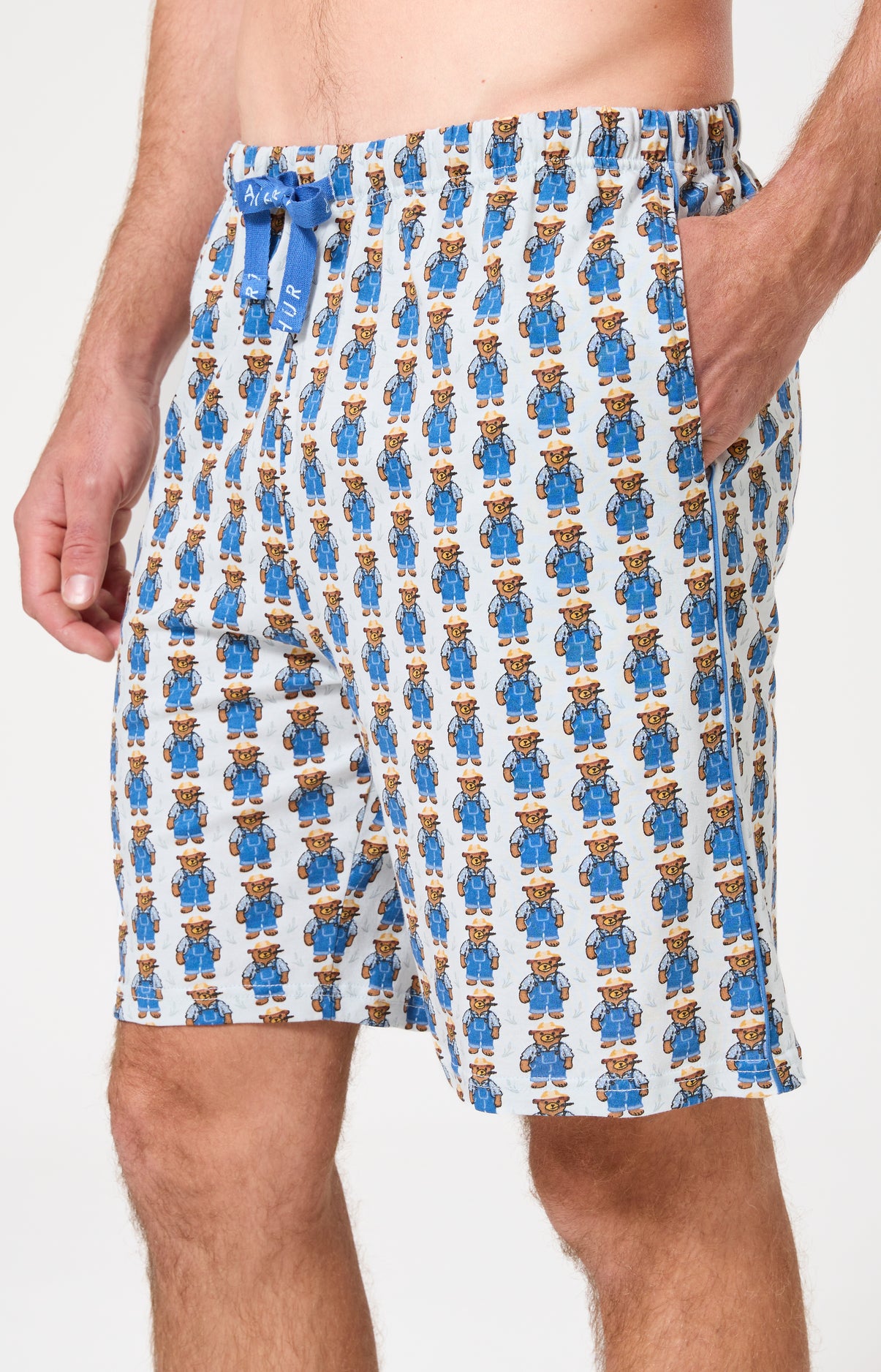 arthur-bob-pyjashort-pr-r-ver-pyjama-bleu-coton-bio image 4