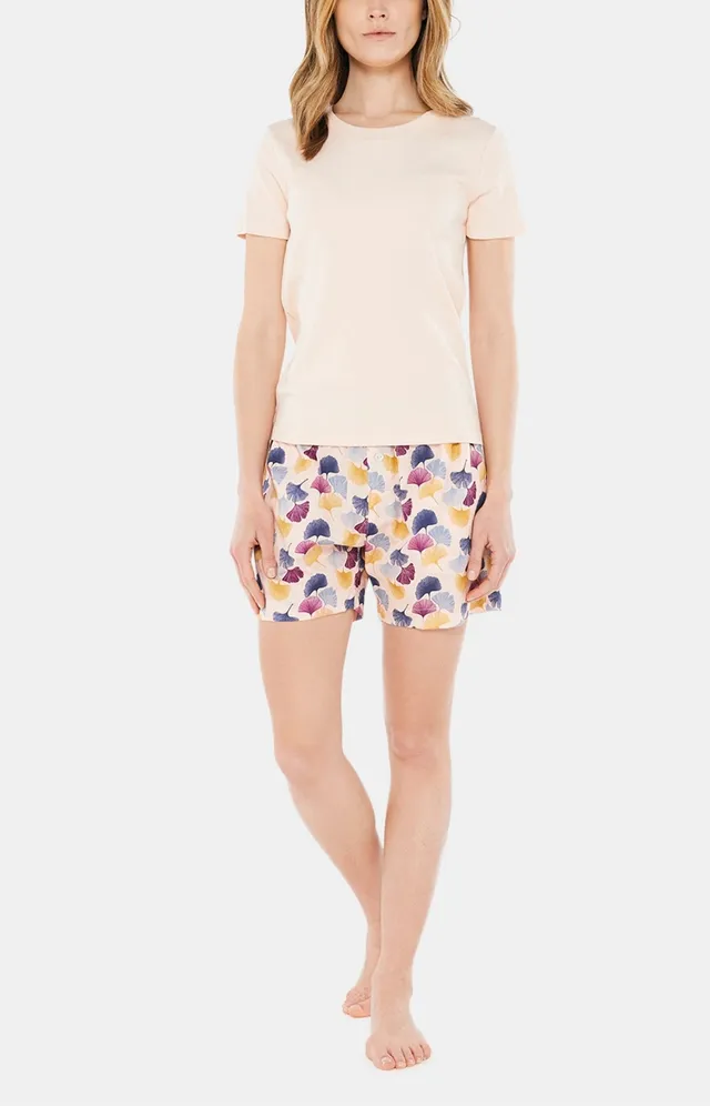 arthur-bob-short-ginko-multicolore-coton-bio-femme image 1