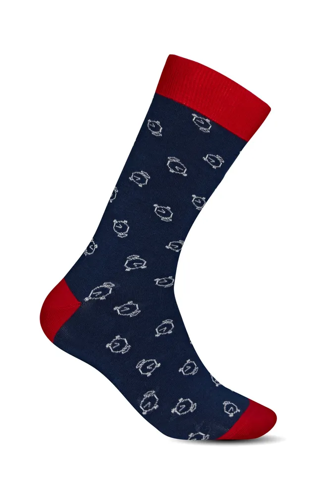 arthur-bob-chef-chaussettes-marine-40-46-coton-fantaisie image 1