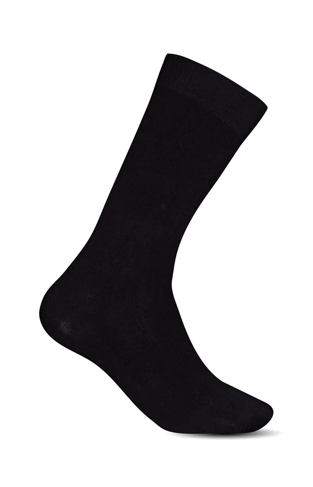 arthur-bob-chaussettes-homme-noir-laine-et-cachemire image 1